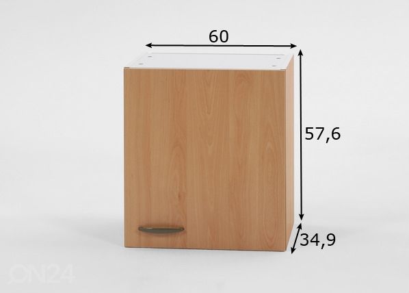 Ülemine köögikapp Klassik 60 cm mõõdud