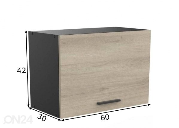 Ülemine köögikapp Origan 60 cm mõõdud