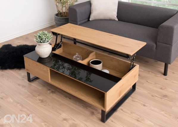 Ülestõstetava plaadiga diivanilaud Azalea