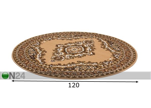 Ümmargune vaip Ø120 cm mõõdud