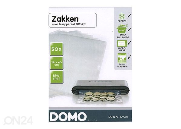 Vaakumpakendaja Domo DO327L kotid 50 tk 28x40 cm
