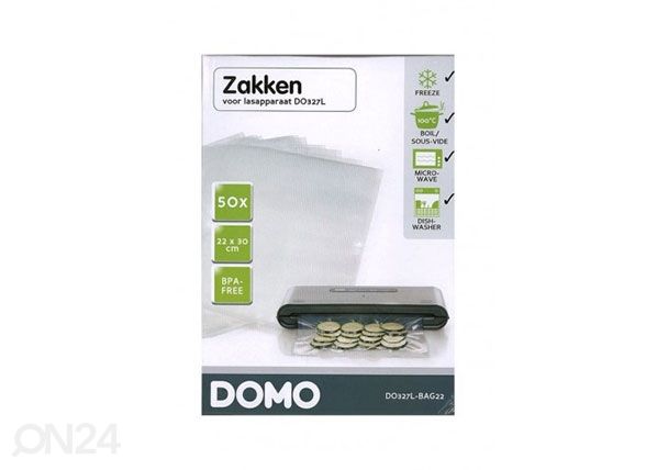Vaakumpakendaja kotid Domo 50 tk 22x30 cm