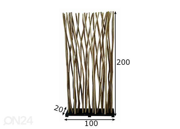 Vahesein Romanteaka mõõdud