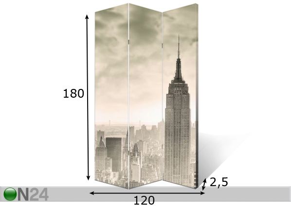 Vahesein Screen New York mõõdud
