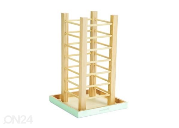 Väikelooma heinaküna puidust denga mündiroheline 35 cm