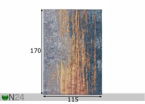Vaip 115x170 cm mõõdud