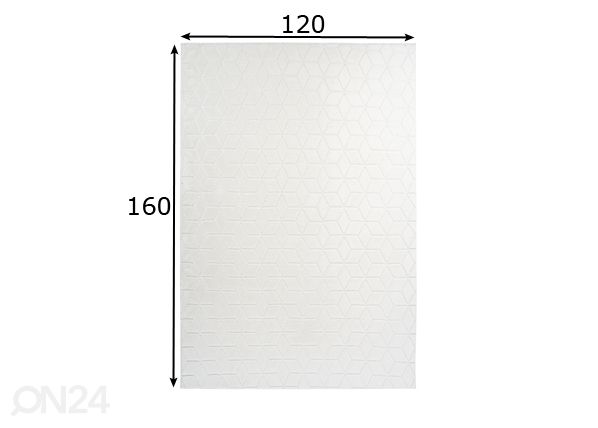 Vaip 120x160 cm mõõdud