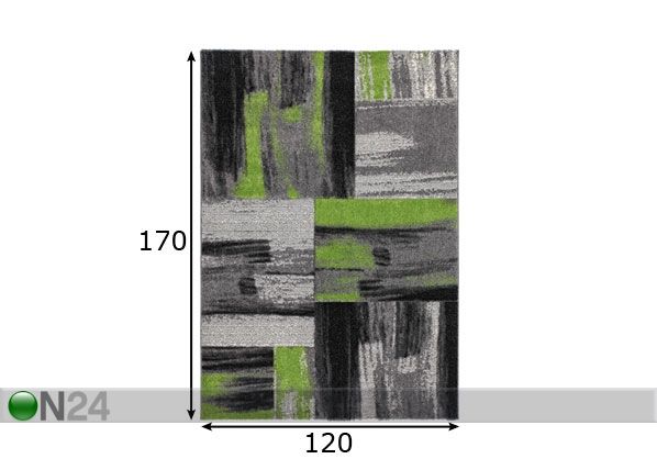 Vaip 120x170 cm mõõdud