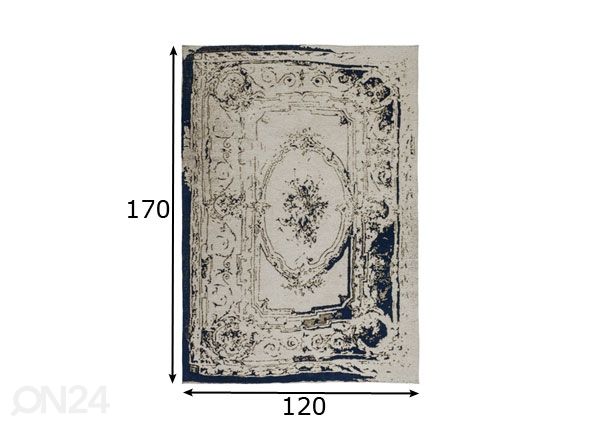 Vaip 120x170 cm mõõdud