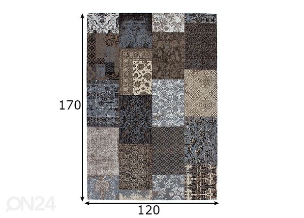 Vaip 120x170 cm mõõdud