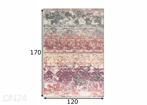 Vaip 120x170 cm mõõdud