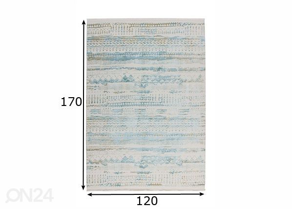 Vaip 120x170 cm mõõdud