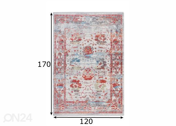 Vaip 120x170 cm mõõdud