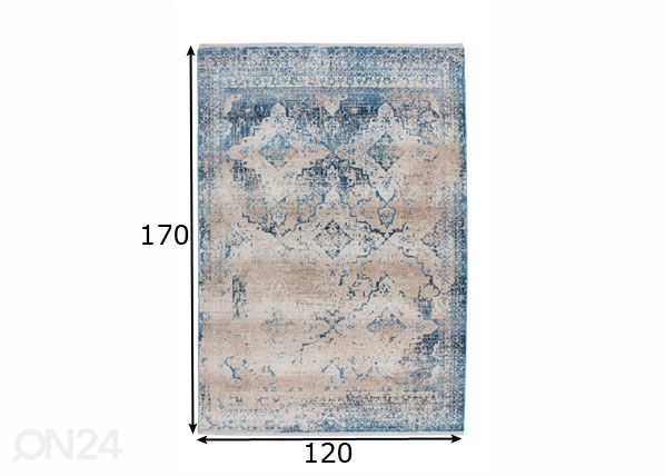 Vaip 120x170 cm mõõdud