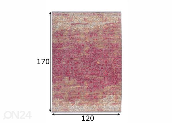 Vaip 120x170 cm mõõdud