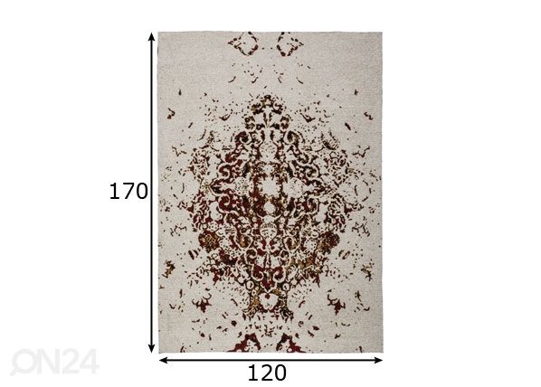 Vaip 120x170 cm mõõdud
