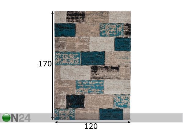 Vaip 120x170 cm mõõdud