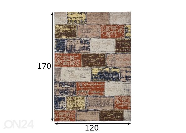 Vaip 120x170 cm mõõdud