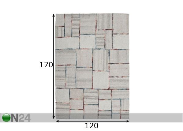 Vaip 120x170 cm mõõdud