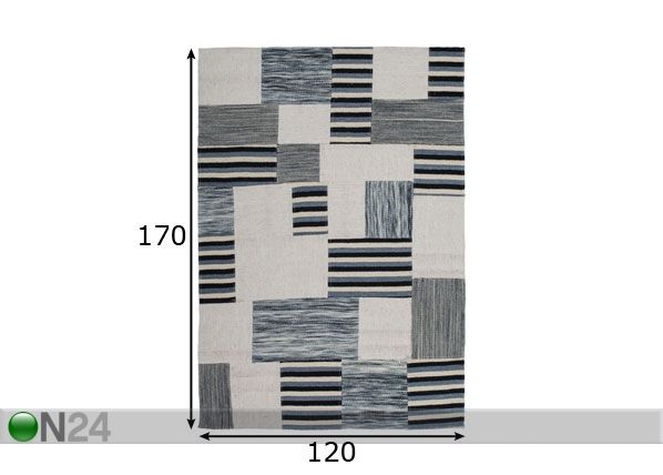 Vaip 120x170 cm mõõdud