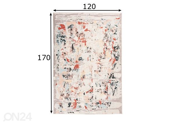 Vaip 120x170 cm mõõdud