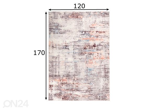Vaip 120x170 cm mõõdud
