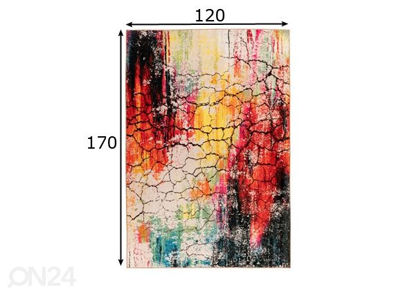 Vaip 120x170 cm mõõdud