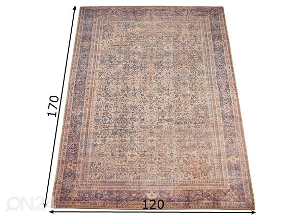 Vaip 120x170 cm mõõdud
