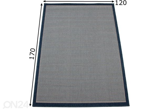 Vaip 120x170 cm mõõdud