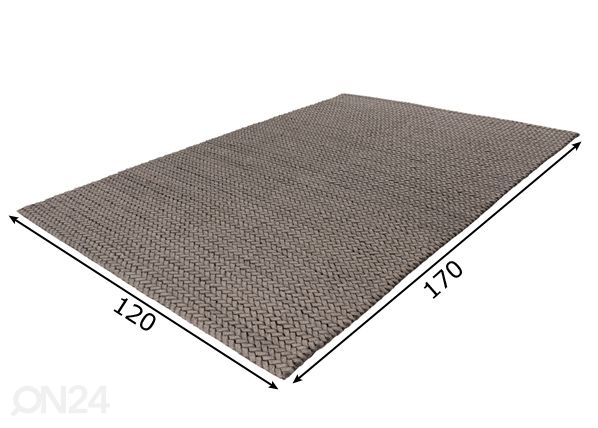 Vaip 120x170 cm mõõdud