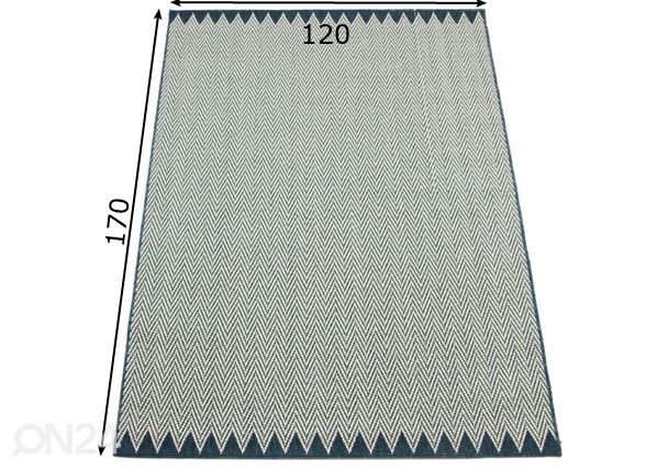 Vaip 120x170 cm mõõdud