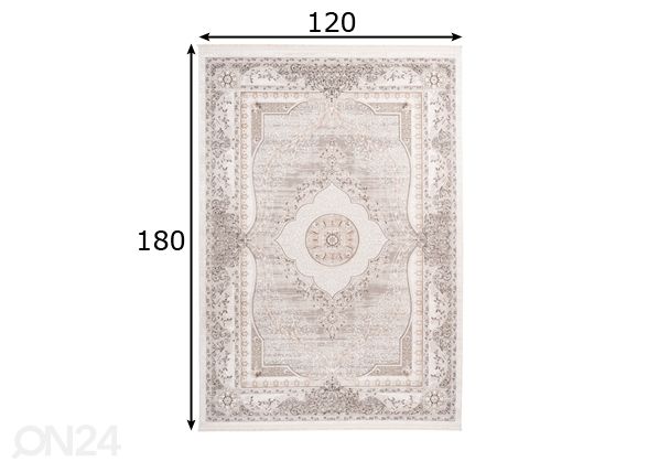 Vaip 120x180 cm mõõdud