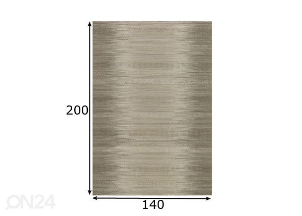 Vaip 140x200 cm mõõdud