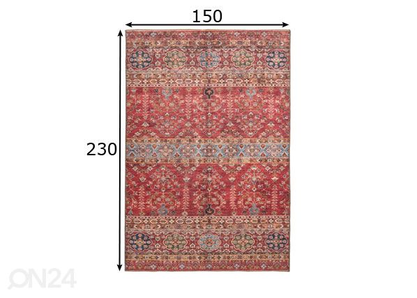 Vaip 150x230 cm mõõdud