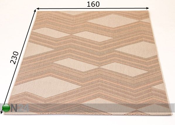 Vaip 160x230 cm mõõdud