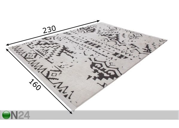 Vaip 160x230 cm mõõdud