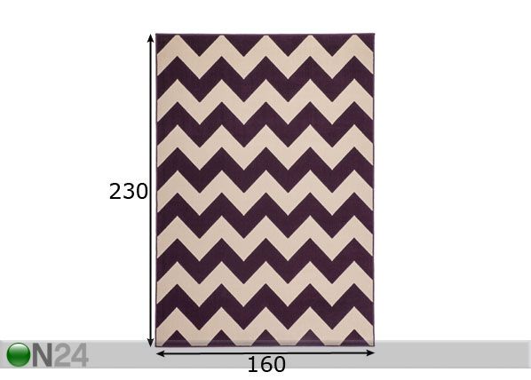 Vaip 160x230 cm mõõdud