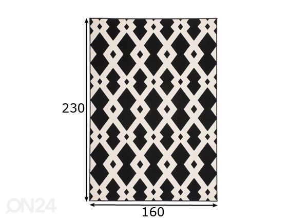 Vaip 160x230 cm mõõdud