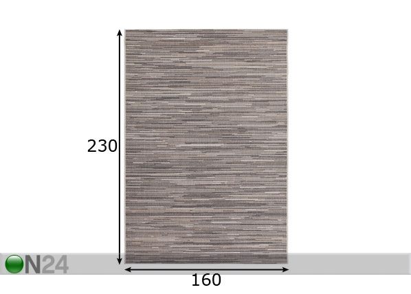 Vaip 160x230 cm mõõdud