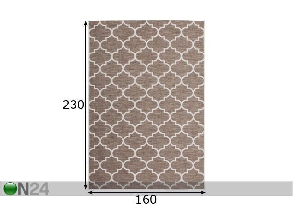 Vaip 160x230 cm mõõdud