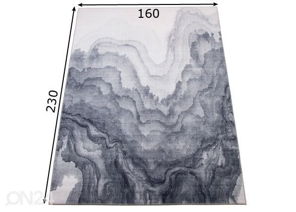 Vaip 160x230 cm mõõdud