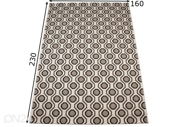 Vaip 160x230 cm mõõdud