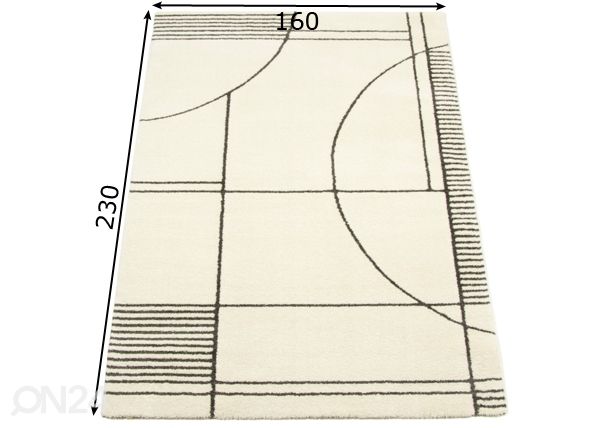 Vaip 160x230 cm mõõdud