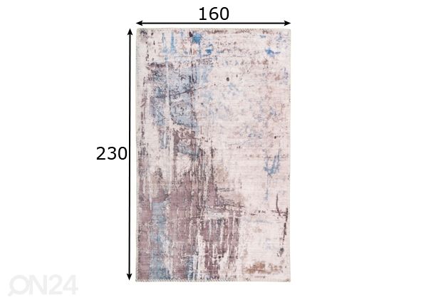 Vaip 160x230 cm mõõdud