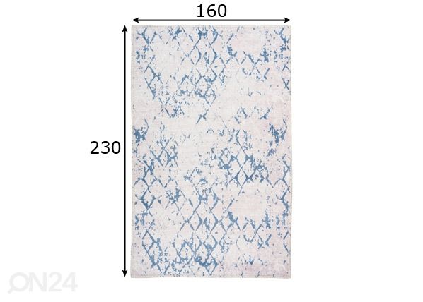 Vaip 160x230 cm mõõdud