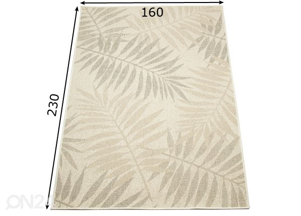 Vaip 160x230 cm mõõdud