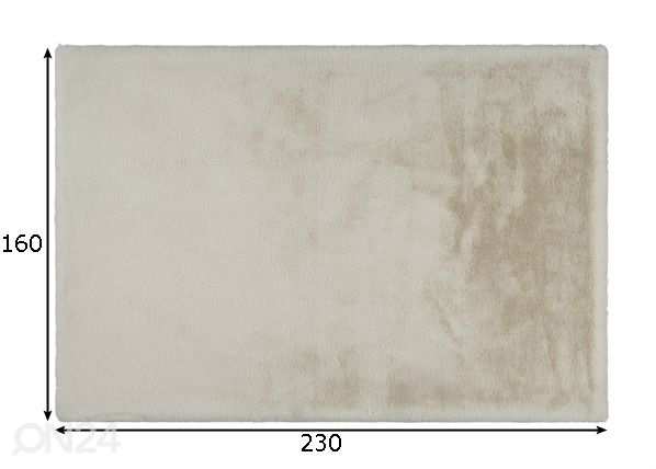 Vaip 160x230 cm mõõdud