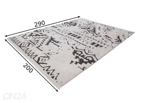 Vaip 200x290 cm mõõdud