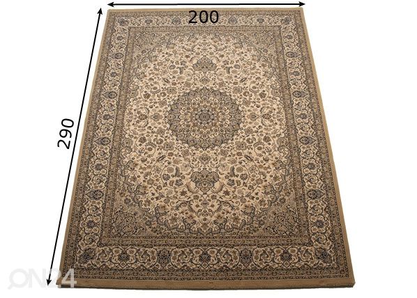 Vaip 200x290 cm mõõdud