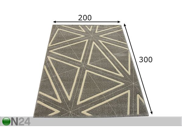 Vaip 200x300 cm mõõdud